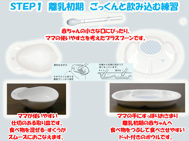 ご出産祝いに☆　はじめての食器　13点セット　ランデブー　陶磁器製　お食い初めに　日本製